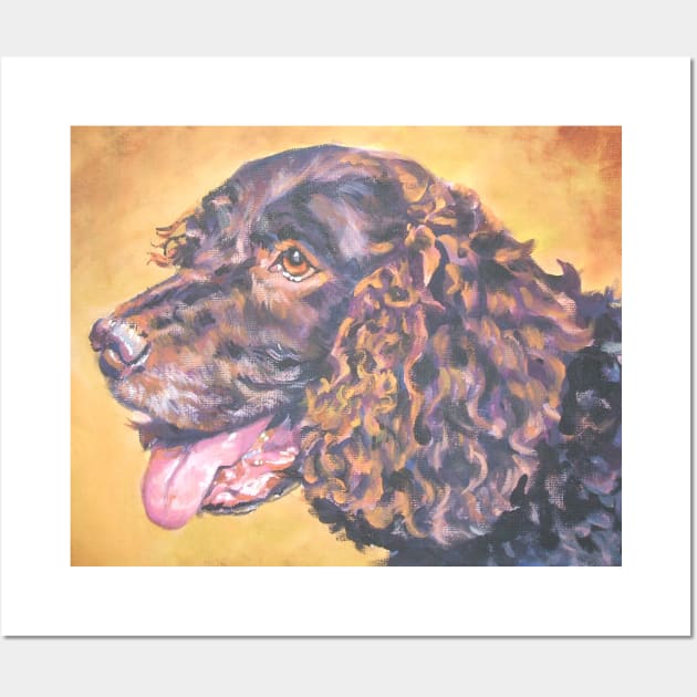 American Water Spaniel Fine Art Painting Wall Art by LASHEPARD